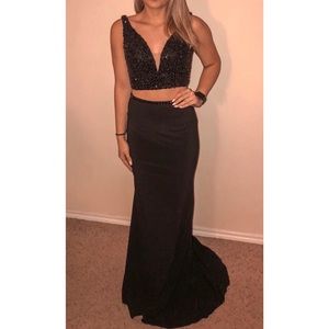 Sherri Hill 50996 two piece prom dress size 4